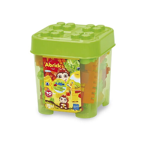 ECOIFFIER Abrick Jungle Barrel E0460 - 70 pièces