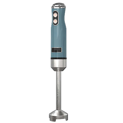 Avizar Mixeur Plongeant 600W 2 Vitesses avec Moteur à Bobinage Cuivre et Pied en Inox Bleu