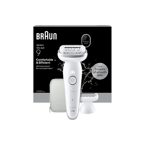 Braun Silk-épil 9 9-030 Wet & Dry - Blanc