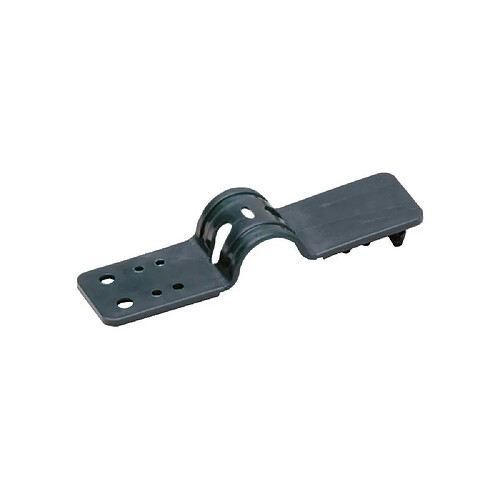 NATURE Clips de fixation occultation - Anthracite - Lot de 20