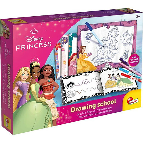 Lisciani Giochi Kit dessin Princesses Disney - 4 pièces