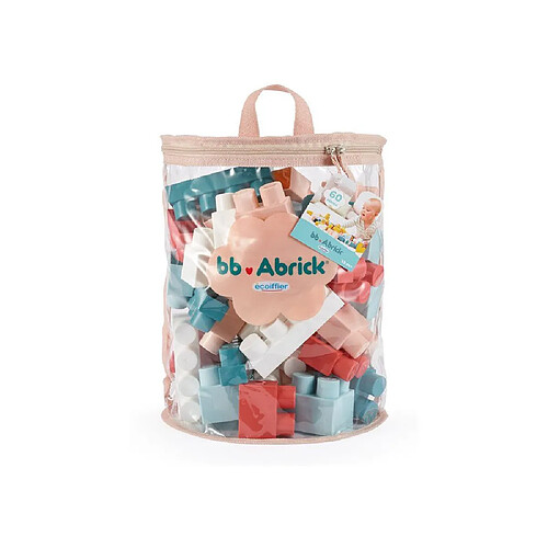 Ecoiffier Bb Abrick 7933 - Sac demi-lune 60 pièces