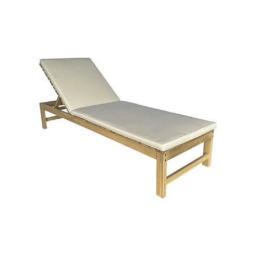 PROLOISIRS Balito - Bain de soleil en acacia FSC - Bois clair