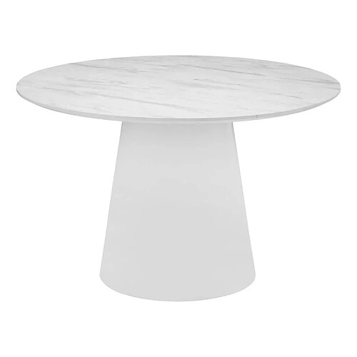 Atmosphera Table à Manger Design Taquari 120cm Blanc