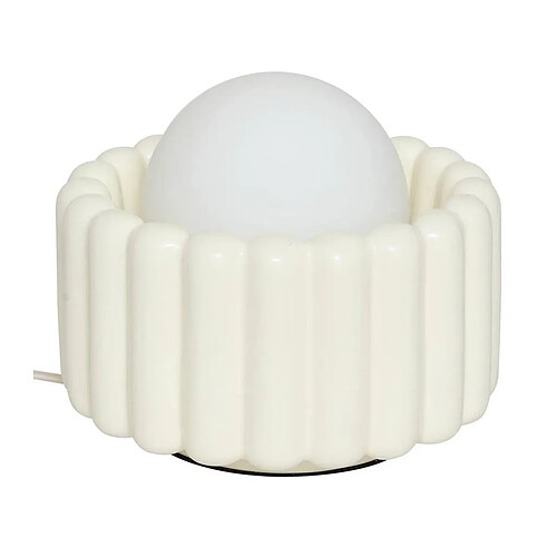 Atmosphera Lampe Applique Design Lotta 23cm Crème