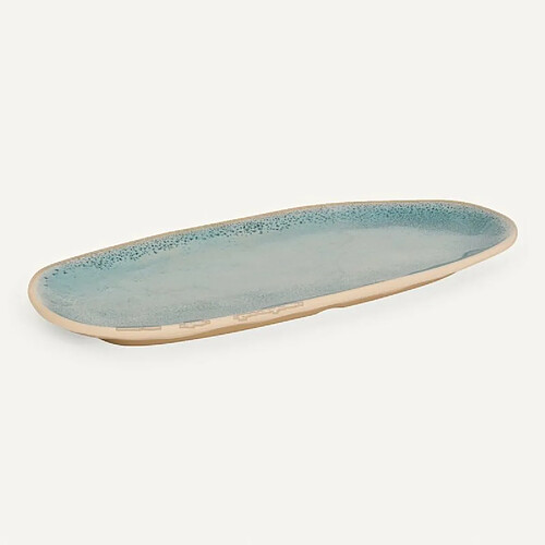 But Plat ovale 31x15 cm PIA Bleu / Beige