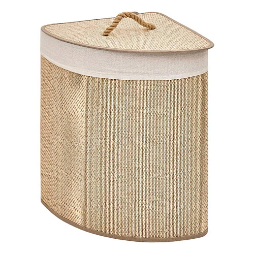 Five Simply Smart Panier à Linge d'Angle Stemy 48L Beige