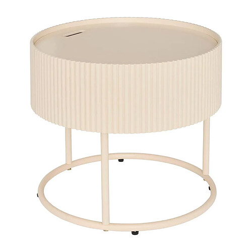 Atmosphera Table Basse Avec Rangement Juna 45cm Beige