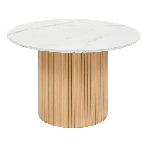 Atmosphera Table à Manger Design Homelya 110cm Naturel