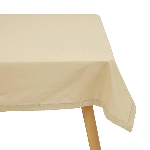 Atmosphera Nappe Rectangulaire Chambray 140x240cm Beige