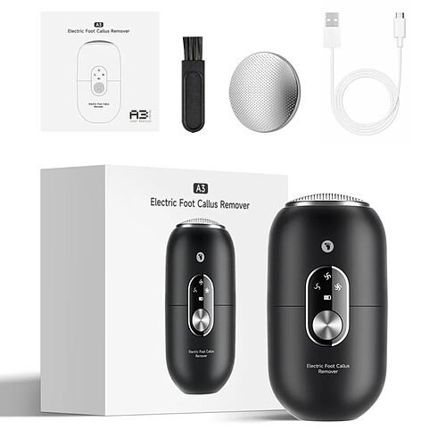 INF Éliminateur de callosités pour pieds électrique haute puissance - 3 vitesses, tête inox 36