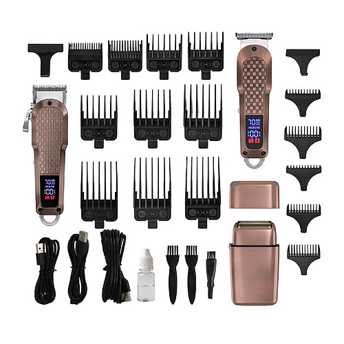 INF Tondeuse à Cheveux et Tondeuse Électrique à Affichage Numérique 935W - Kit de Toilettage P