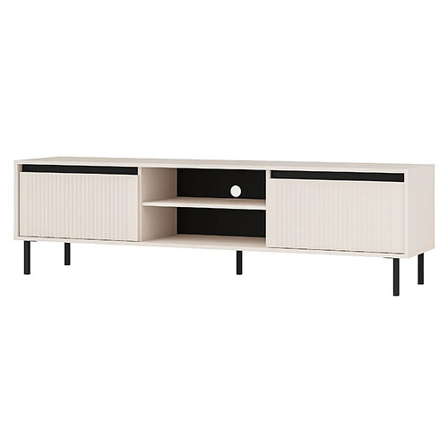 SELSEY - Meuble TV OSAKA - 179 cm - beige