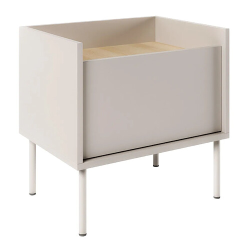 SELSEY - Table de chevet 1 portes TOVI - 48,2 cm - Grege