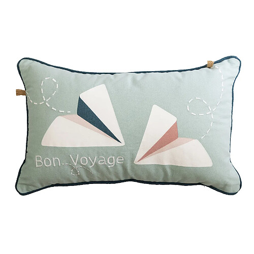 Housse De Rêve Coussin 30x50 cm Coton Petits Papiers