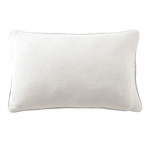 Housse De Rêve Coussin rectangulaire déhoussable 40x60 cm Gaze de Coton Terra Chantilly
