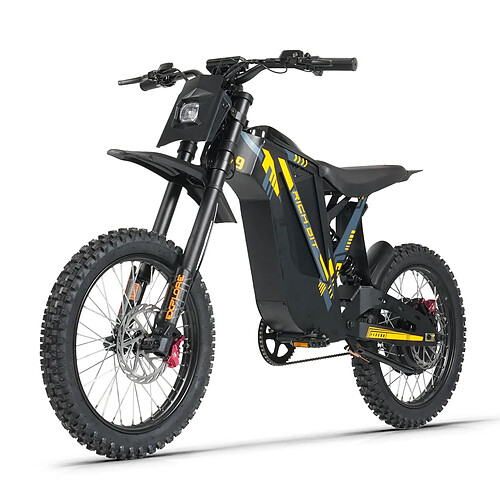 Vélo Électrique Off-Road RICH BIT V9 2500W 48V 20Ah 63km/h autonomie 60km tout terrain