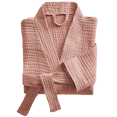 Housse De Rêve Peignoir de bain L/XL Gaze de Coton Rose