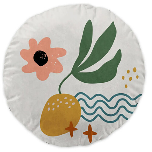 Housse De Rêve Coussin 40x40 cm Coton Absart avec broderies
