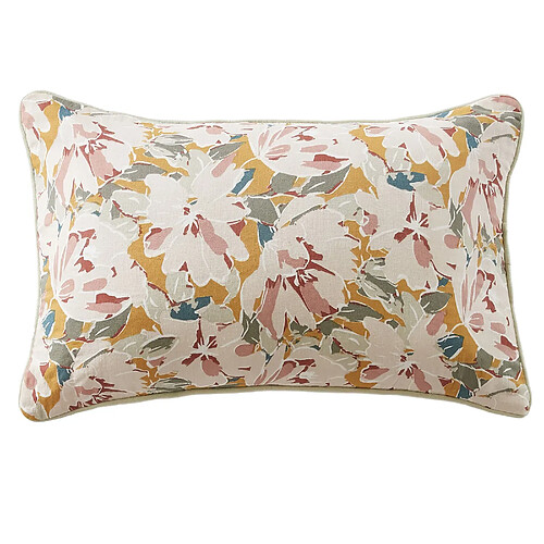 Housse De Rêve Coussin rectangulaire déhoussable 40x60 cm Gaze de Coton Garance