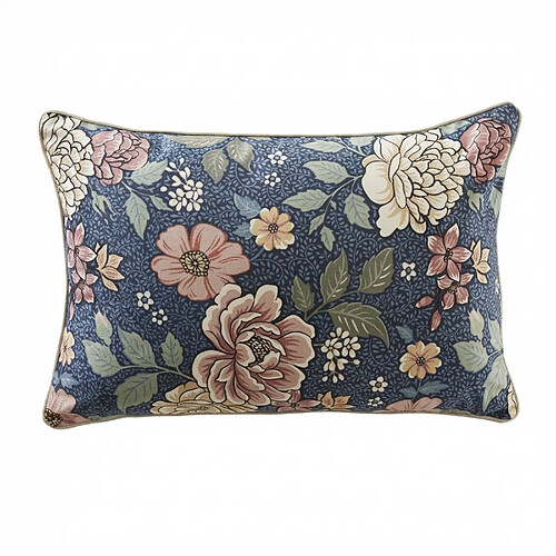 Housse De Rêve Coussin rectangulaire déhoussable 40x60 cm Velours de Coton Justine