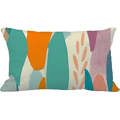 Housse De Rêve Coussin déco 30x50 cm Coton Coquelicot