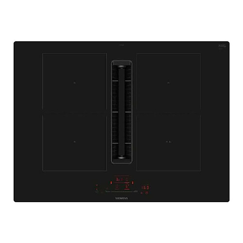 Siemens ED711HQ26E iQ500 - Table induction avec hotte intégrée - Noir