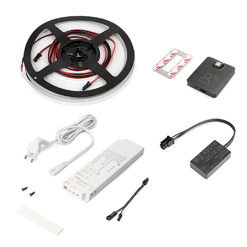 Emuca Neonlynx V - Kit ruban LED 5 m - Blanc chaud 2700 K