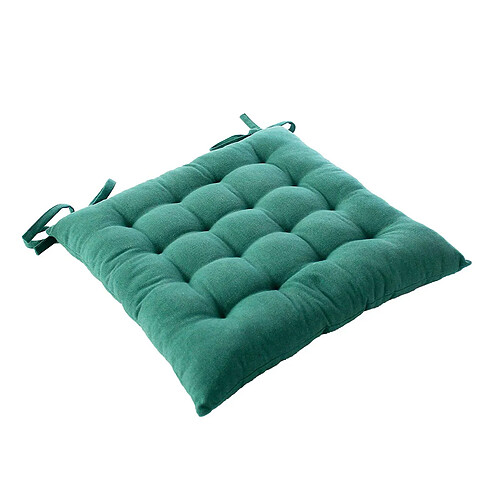 Paris Prix Galette de Chaise Piquée Cambria 38x38cm Vert Jade