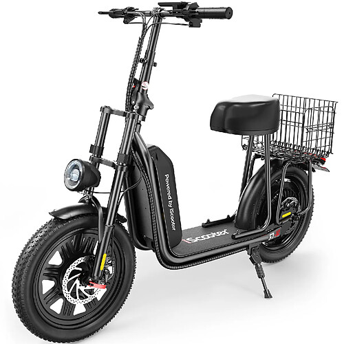 Trottinette Électrique iScooter F7 1000W 48V 45km/h Autonomie 72km 16 Pouces Tout-Terrain