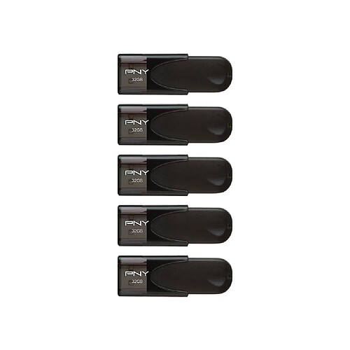 PNY Attaché 4 - 32 Go - Pack de 5
