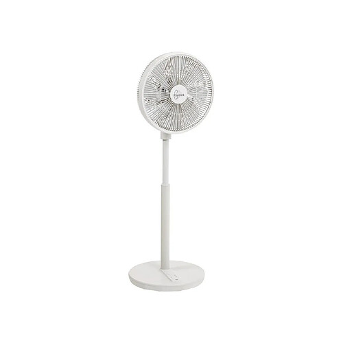 FARELEK Voranza - Ventilateur sur pied oscillant 36 cm - Blanc