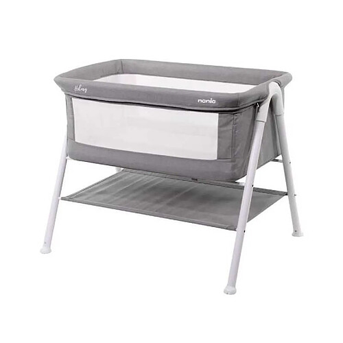 Nania HILLARY - Berceau bébé gris avec matelas 3 cm