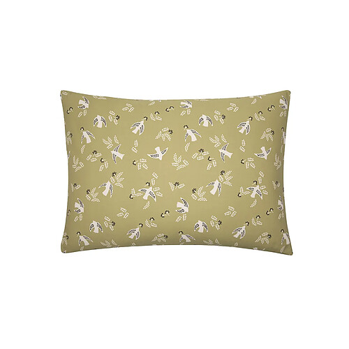A demain Taie d'oreiller en Percale de coton - 50 x 75 cm - Vert tendre