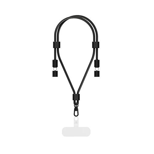 Force Power Câble USB-C vers USB-C 3A PD 60W avec Dragonne Résistant Noir