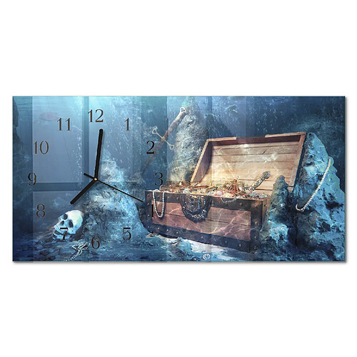 Tulup Horloge murale design - Noir