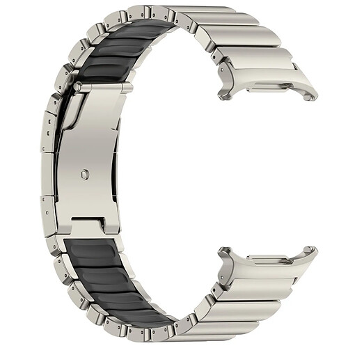 INF Bracelet compatible avec Samsung Watch 8 — Acier titane renforcé DLC et caoutchouc, boucle