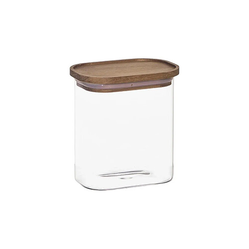 The Home Deco Factory Bocal de Conservation Heritage 90cl Transparent & Marron
