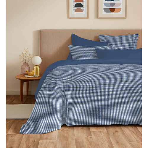 Coton Pur Pack complet housse de couette réversible "Vanessa" 6 pièces pour lit 160 x 200 Gabrielle M