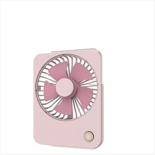 INF Ventilateur de bureau pliable ultra-fin avec batterie 3600mAh, pad d'aromathérapie, 3 vite