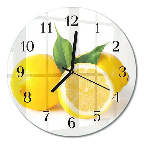 Tulup Horloge murale quartz – Noir