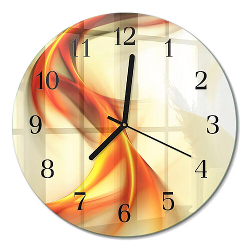 Tulup Horloge murale L'Abstraction - Noir