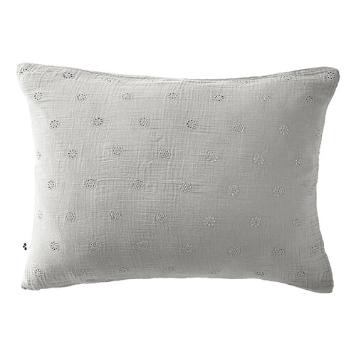 L'Effet Papillon Taie d'oreiller Brodée Déco "Gaïa Boho" 60 x 60 cm & 50 x 70 cm "Gaze de Coton" l'Effet Pap