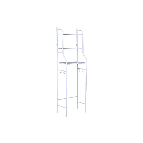 The Home Deco Factory Étagère de Rangement WC Pratique 150cm Blanc