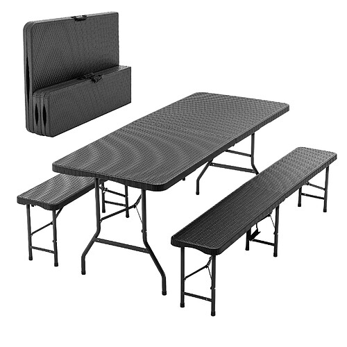 ByteLike Table et chaises pliantes de jardin