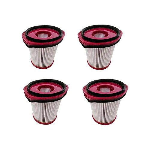 INF Lot de 4 filtres pour aspirateur compatible avec Shark LC200JIV LC351 LC501JOR - ABS+tissu