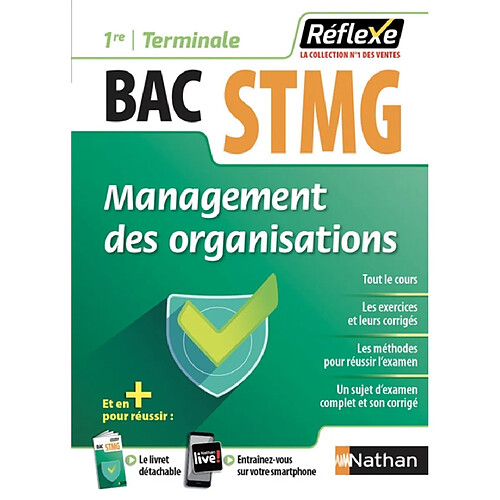 Management des organisations : bac STMG 1re, terminale · Occasion