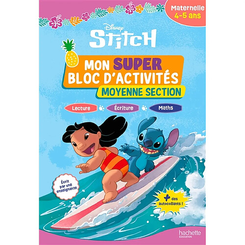 Stitch : mon super bloc d'activités, moyenne section, 4-5 ans