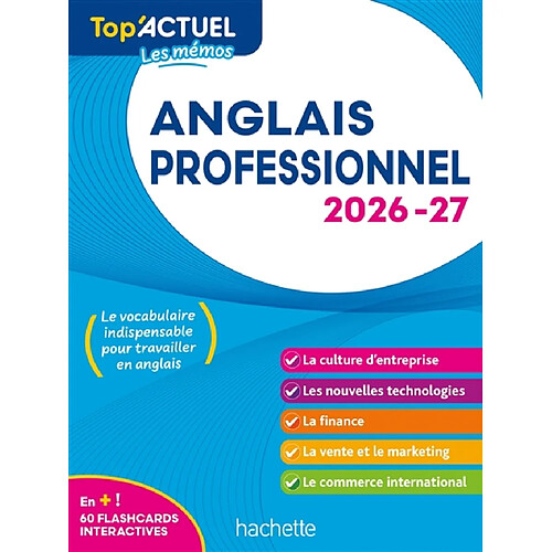 Anglais professionnel : 2026-2027