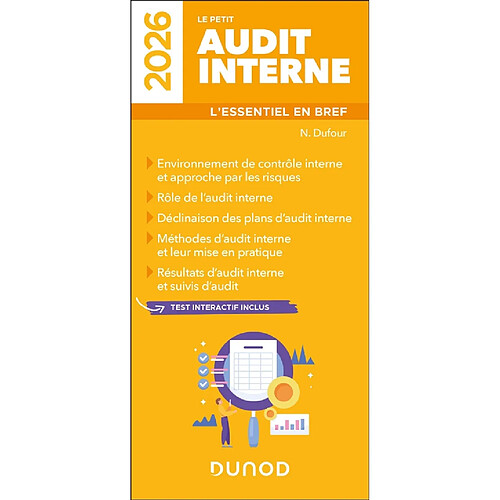 Le petit audit interne 2026 : l'essentiel en bref